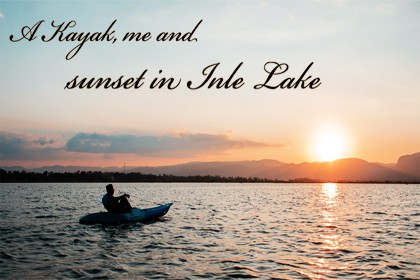 皮划艇，我和夕陽相約在萊茵河