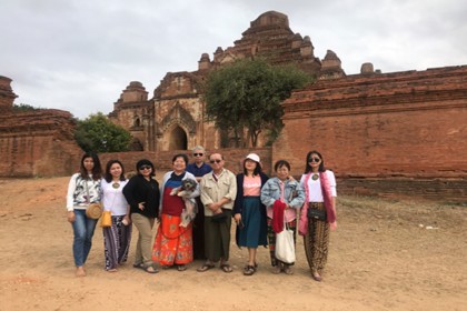 Rush hour in Monywar from Bagan